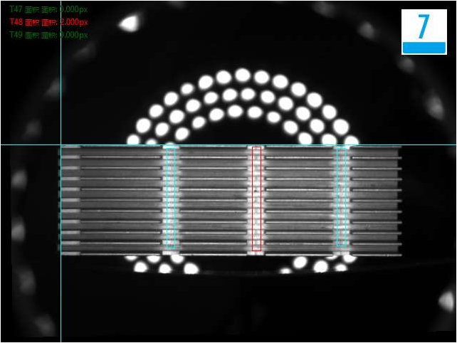 散热片外观尺寸视觉检测设备系统-机器视觉_视觉检测设备_3D视觉_缺陷检测
